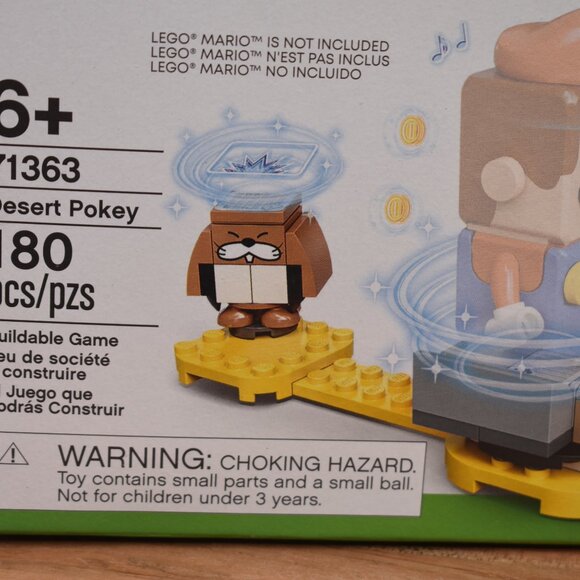 Lego 71363 Desert Pokey 180 Pieces Super Mario Expansion Set Retired New Sealed - Picture 5 of 8